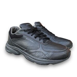 ROCKPORT Works Pro Walker Arhketic Oxoford Black Leather Women’s size 7.5 wide